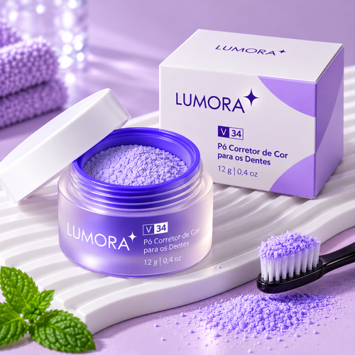 Lumora Pó Dental Matizador — 1 pote, imagem 1 de 8